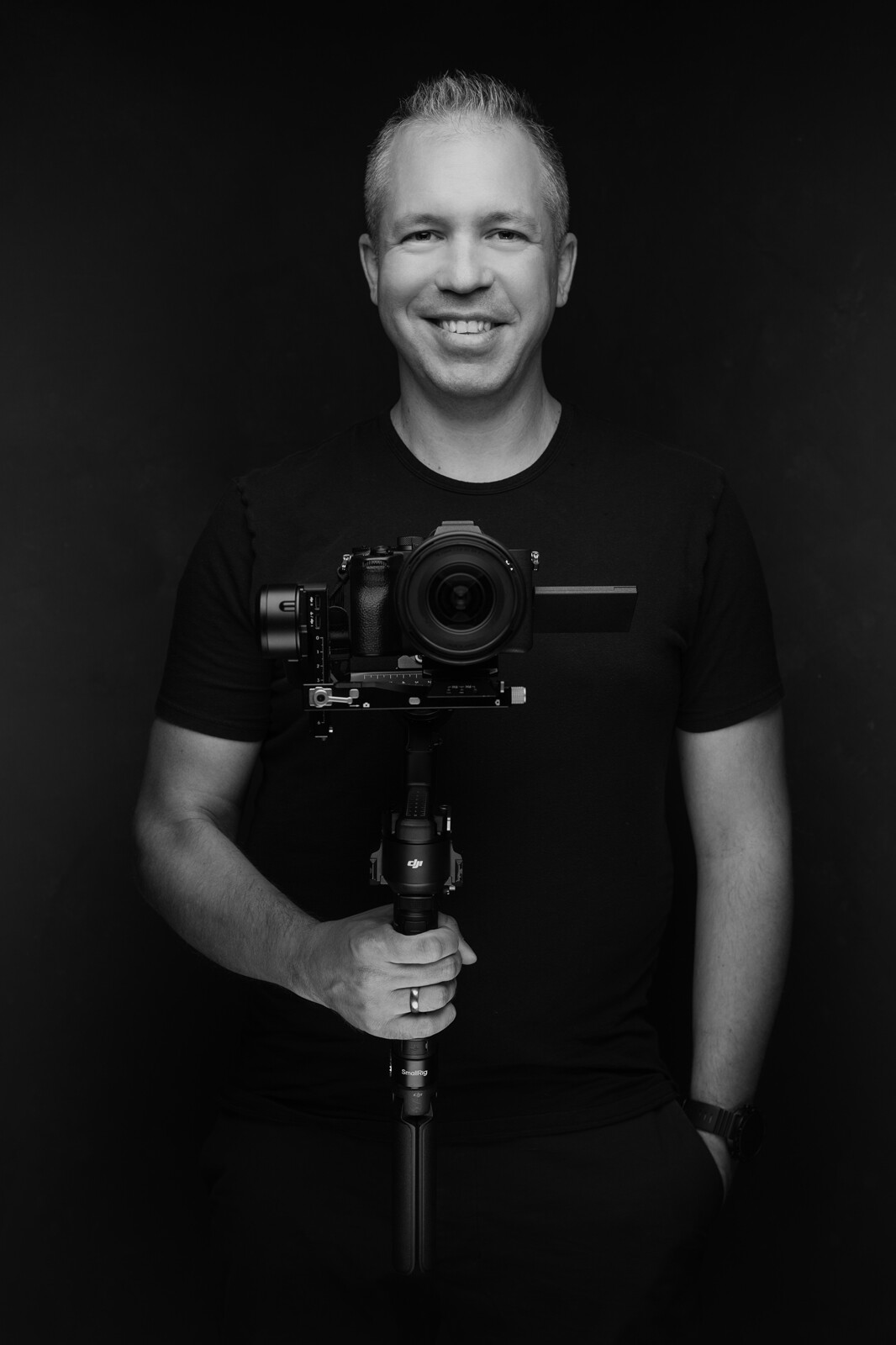 Michael Wallisch, Fotograf und Videograf aus Wien – Studioportrait mit Gimbal